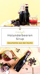 Holunderbeeren Sirup Rezept Fliederbeerensirup Fur Getranke Mehr Filizity Com Food Blog Aus Dem Rheinland Holunderbeeren Sirup Rezepte Holunder