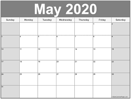 May 2020 Calendar Free Printable Monthly Calendars In 2020 Calendar Printables September Calendar Printable Calendar Template