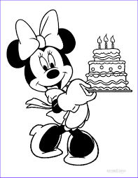 Printable Minnie Mouse Coloring Pages For Kids In 2020 Birthday Coloring Pages Minnie Mouse Coloring Pages Mickey Mouse Coloring Pages