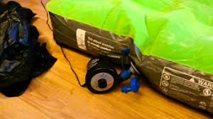 طريقة نفخ مرتبة هوائية Youtube