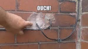 Decreases energy consumption and increases home energy efficiency. Drilling Through Brickwork For Wires Youtube