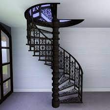 Wrought iron stair railing house design foyer decorating staircase railings railing design natural oak hardwood flooring staircase design stair railing design house stairs. Cast Iron Round Stair At Rs 45 Kilogram Cast Iron Stairs Id 15202903488