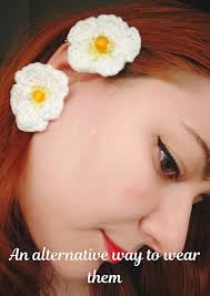 Crochet Flower Earrings