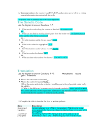 6) if the cell has a nucleus, the rna may … Chapter13 Worksheets