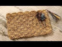 Kagit Iple Orgu Clutch Canta Yapimi Youtube Orgu Boncuklu Cantalar Debriyaj Canta