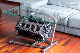 V8 Engine Table Original Concept Custom Furniture Etsy Garage Furniture Car Part Furniture Custom Furniture