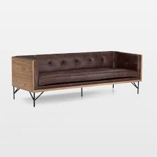 Buttonless Tufted Leather Sofa Our living room furniture category has a wide selection of living room furniture and accessories ranging from small accent side table to large sectional sofas and multi piece entertainment center wall units.