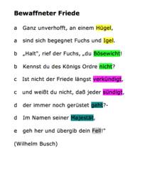 Plural jamben) ist in der quantitierenden antiken verslehre ein aus zwei verselementen bestehender versfuß, bei dem einem. So Bestimmst Du Das Metrum Im Gedicht