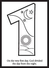 7 days of creation coloring pages 3 | free printable coloring pages The 7 Days Of Creation Coloring Pages