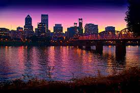 Maybe you would like to learn more about one of these? Portland Oregon At Sunset Portland Oregon Skyline View A Flickr