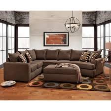 Browse through our wide selection of brands, like and. Affordable Furniture Essence Earth Brown Sectional Sofa With Cuddler Wilcox Furniture Sectional Sofas