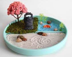 Mini Zen Garden Ocean Sand Garden Blue Desk Accessory Diy Kit Driftwood Beach Tabletop Decor Sand Art Meditation New Job Gift Fidget Toy Mini Zen Garden Miniature Zen Garden Zen