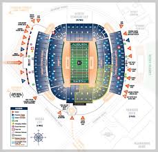 jordan hare gate seating map auburn tigers auburn