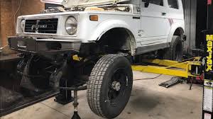 Suzuki samurai 4x4 greu/usor, 4x2. Dr Z Suzuki Samurai Yj Kit Install Youtube