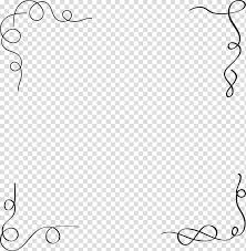 black swirl border illustration black designer line border transparent background png clipart hiclipart black swirl border illustration black