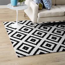 Black And White Area Rug 8x10 Alika Black White 5x8 Area Rug In 2020 Area Rugs 8x10 Area Rugs Rugs