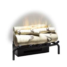 Mantel with a 23 in. Dimplex Rlg20br Revillusion Birch Electric Log Set