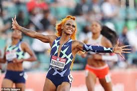 The world cup 200 saw jenna prandini dashing to victory in a pr 22.16. Sha Carri Richardson Will Not Be Selected To Represent The United States On Tokyo Relay Team Daily Mail Online