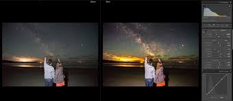 When processing a photo in adobe lightroom, it's always best to start at the top of the develop window, and for the majority of my milky way photography, i find that that involves using a graduated filter for colour correction. Lightroom Processing Milky Way With People Retouching Forum Digital Photography Review