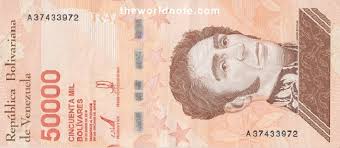 In a bid to salvage the country's economy from. 50000 Venezuelan Bolivar Note Bill Bs50000 Samples S Pictures Photos Images Vef Banknotes