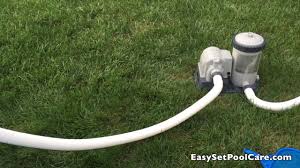 However, pools with filters do require some maintenance. How To Vacuum Easy Way Intex Easyset Pool For A Crystal Clear Pool Youtube