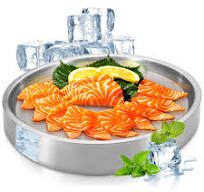 Amazon.com: Bandeja fría de acero inoxidable de 11 pulgadas ...