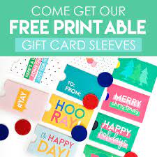 Staple sides of the sleeve and insert card. Printable Gift Card Sleeves From The Dating Divas