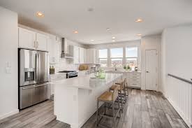 Kitchen At Crescendo At Central Park Model Homes New Homes Central Park