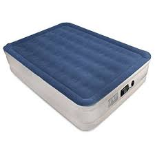Soundasleep Dream Series Air Mattress With Comfortcoil Technology Internal High Capacity Pump Que Air Mattress Air Mattress Camping Inflatable Air Mattress