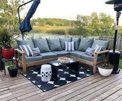Outdoor Sectional Ana White White Outdoor Furniture Outdoor Sofa Diy Patio Furniture