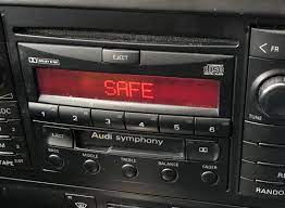 The symphony ii radio has smart coding, which makes it unnecessary to enter a code to unlock the radio as long as the radio is installed in the car that . Audi Symphony Radio Codes