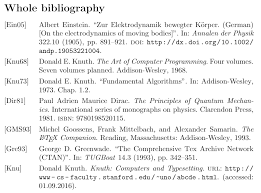 It is particularly valuable where the document, article, or book to be produced contains a lot of mathematics, and where the user is concerned about typographic quality. Bibliography Management In Latex Overleaf Online Latex Editor