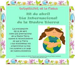 El 22 de abril se celebra el día internacional de la madre tierra, una efeméride oficial proclamada por las naciones unidas en 2009. 14 Ideas De Dia De La Tierra Dia De La Tierra Tierra Ayuda Escolar