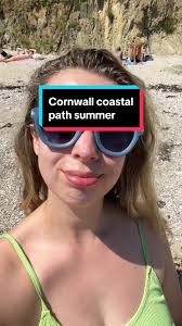 Hot cornwall coastal path summer with @sparrowgirl & @Tom Sparrow 🌊  #coastalpath #wildswimming #seaswimming #cornwalltiktok