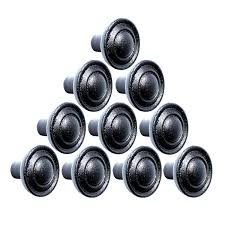 wrought iron round cabinet knobs set of