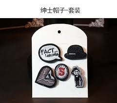 韩国刺绣胸章套装潮男女胸针胡子大眼睛扣针时尚百搭个性别针徽章 popsockets electronic products facts