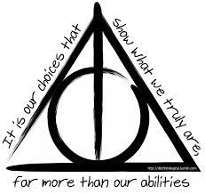 In The Harry Potter 7 Book What Does The Triangular Symbol Really Mean Quora Harry Potter Triangle Symbol Potter Facts Harry Potter Triangle