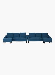 تسوق هوم بوكس وأريكة سيدني منسوجة بزاوية يسرى يمكن تحويلها إلى سرير أزرق أونلاين في السعودية