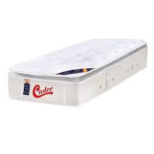 Colchao Castor Solteiro Gold Star Super Luxo Vitagel One Face 78x188x29cm Padrao Antigo Leroy Merlin
