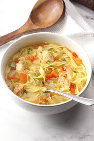I added extra noodles and chicken, so i did add extra broth and evaporated milk to make it not as thick. Cajun Chicken Noodle Soup The Toasty Kitchen