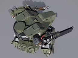 Mech Tank 2 3d Model Rigged Max Obj Fbx 5 3d Model Model Mech