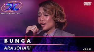 .ara johari | selepas lagu berhantu warkah untukku, ara johari penyanyi kelahiran akademi fantasia ini kembali dengan single terbaru berjudul bunga. Lirik Lagu Bunga Ara Johari Iluminasi