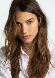 Elite Model Management Los Angeles Women Dark Hair Light Eyes Green Eyes Dark Hair Chestnut Hair