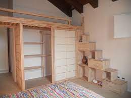 Maybe you would like to learn more about one of these? Soppalco Con Cabina Armadio Diy Loft Bed Loft Room Home Room Design