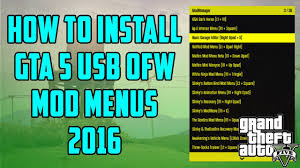 How To Get Mod Menu For Gta 5 Ps3 How