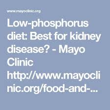 Low Phosphorus Diet Best For Kidney Disease Mayo Clinic Http Www Mayoclinic Org Food Kidney Disease Diet Kidney Disease Diet Recipes Low Phosphorus Diet
