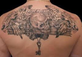 Then you will happy to see our nice and awesome. 80 Good Looking Skull Tattoos On Upper Back