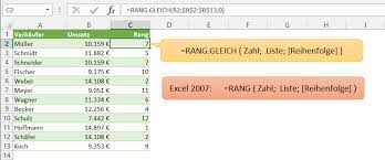 Tabelle / ranking list group a. Ranglisten In Excel Erstellen Der Tabellenexperte