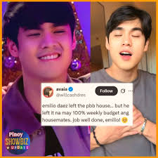 Well done Emilio Daez 🥰. The Big Winner we never had, along with Michael  Sager and Ashley Ortega. #PinoyBigBrotherCelebrityEditionCollab #pbbcollab  #emiliodaez #MichaelSager #AshleyOrtega