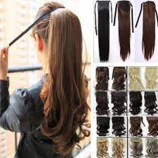 Uk Stock Deluxe Clip In Ponytail Hair Extensions Piece Wrap Around Ponytail Hair Clip In Ponytail Hair Extension Pieces Ponytail Hairstyles